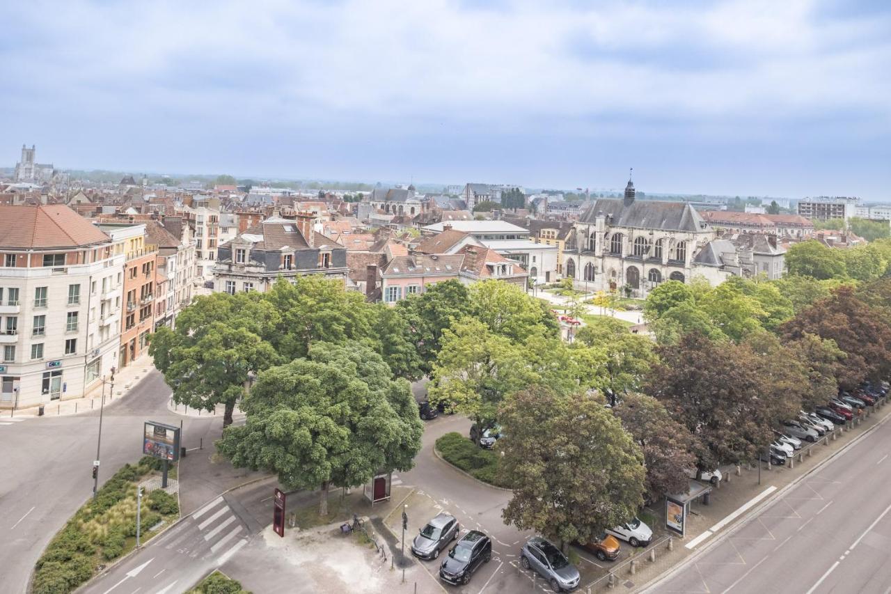 Evasion Urbaine - Vue Panoramique - Proche Gare Leilighet Troyes Eksteriør bilde