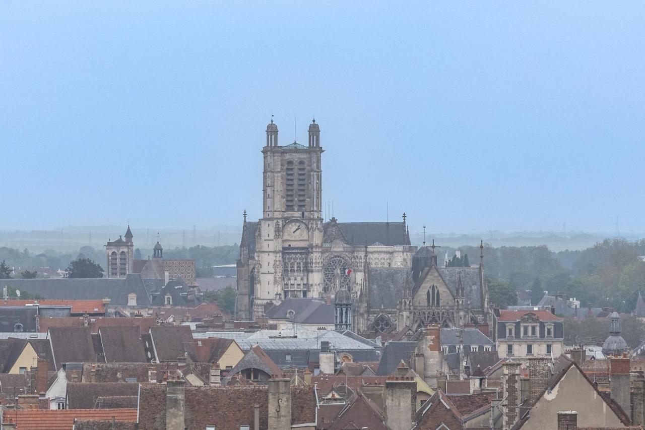 Evasion Urbaine - Vue Panoramique - Proche Gare Leilighet Troyes Eksteriør bilde