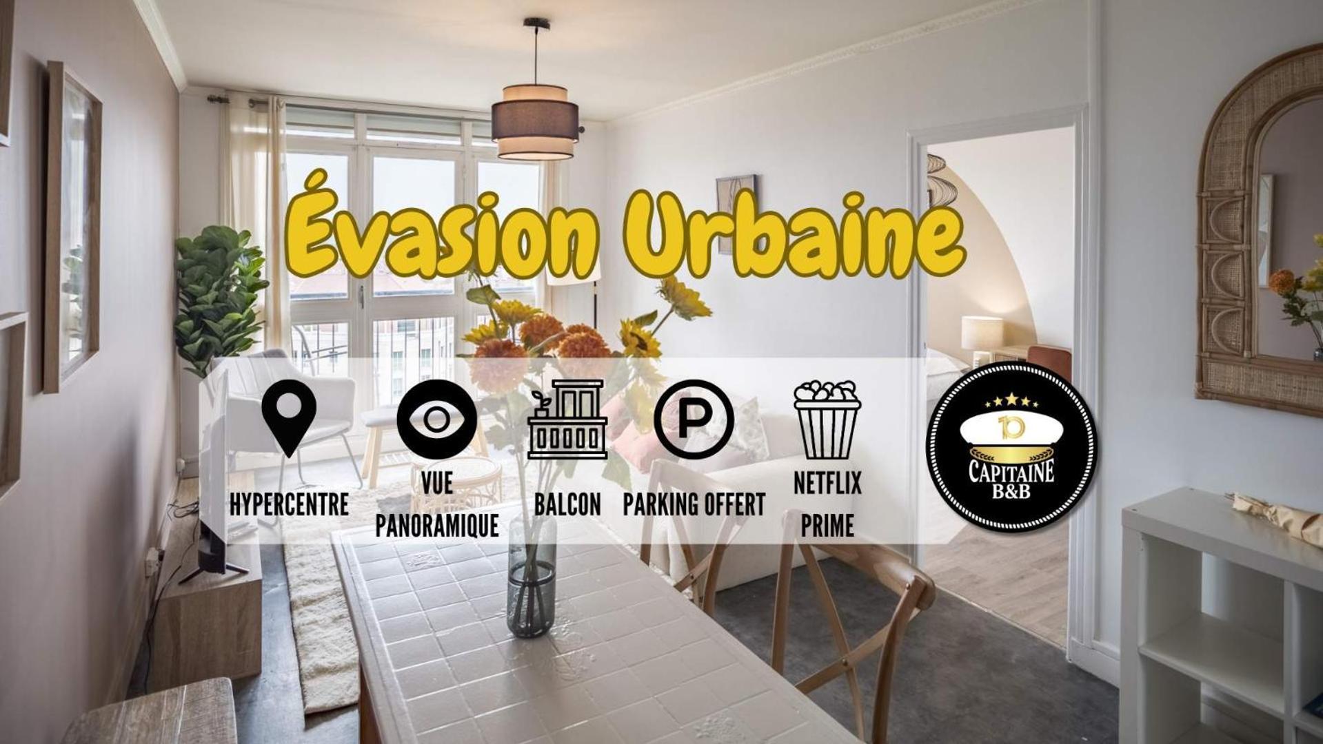 Evasion Urbaine - Vue Panoramique - Proche Gare Leilighet Troyes Eksteriør bilde